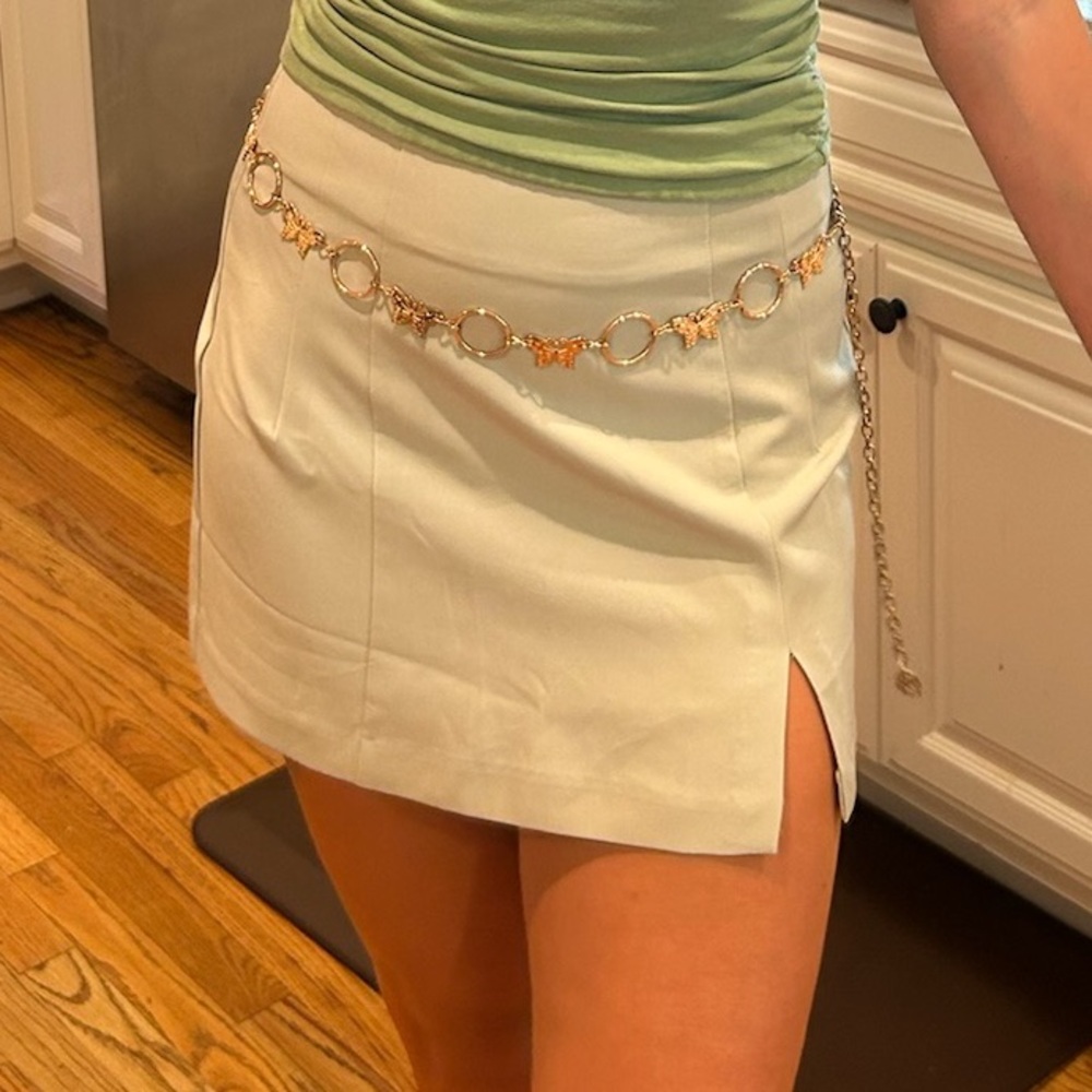 Altar'd State Green Mini Skirt